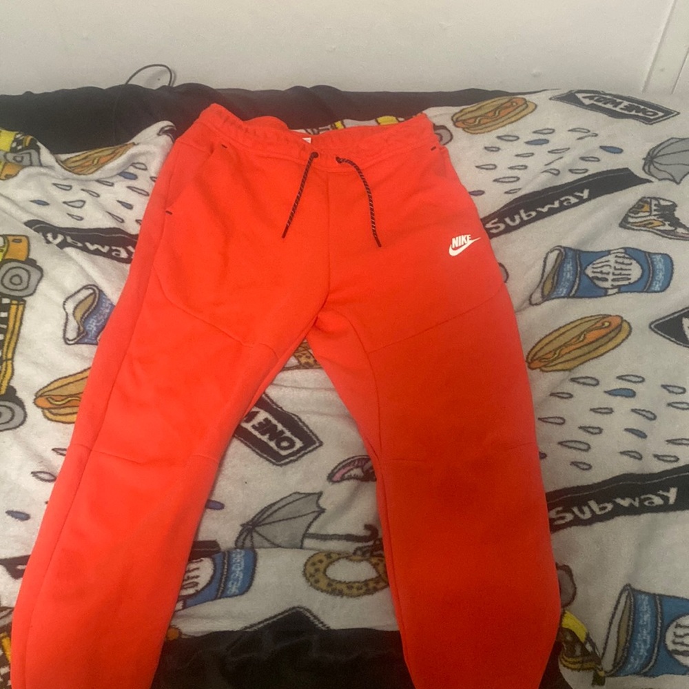 Red Nike Tech Pants